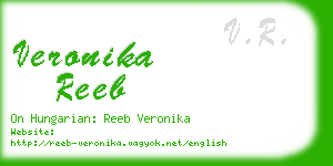 veronika reeb business card